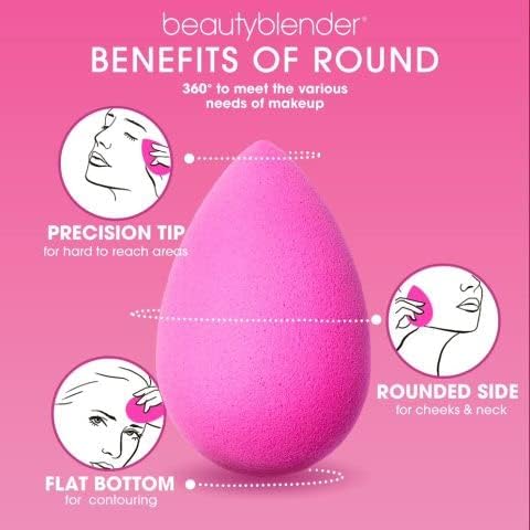 Beautyblender® | Nova Beauty Blender Makeup Sponge, Super-Soft Foam Easily Blends Foundations, Powders & Creams, Made in USA, Reusable, Washable, Streak Free Application, Vegan, Cruelty Free-Velvo Beauty