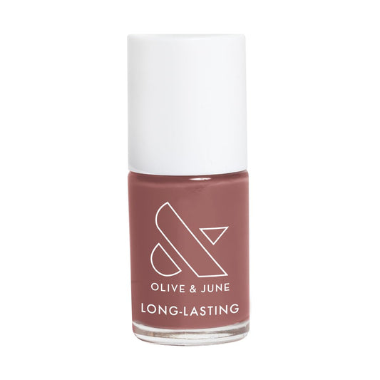 Olive & June Long Lasting Nail Polish | Plump Gel-Like Finish No Lamp Needed | Lasts up to 10 days | Salon-Quality Color at Home | 15-Free Vegan Cruelty-Free Chip-Resistant Shine |Shacket Rose Neutral-Velvo Beauty