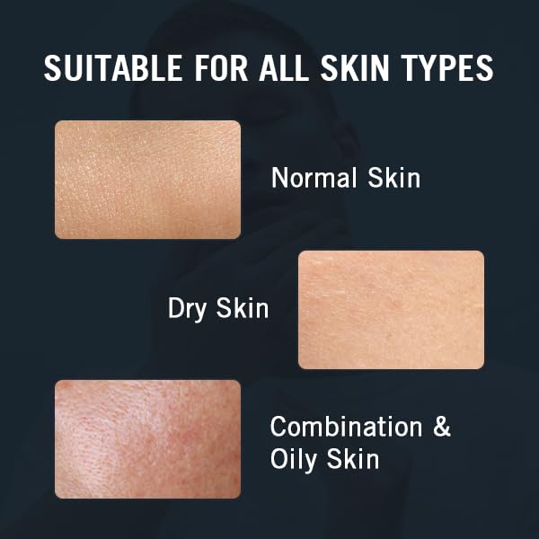 Mens Face Moisturizer, Hydrates Dry Skin, Soothes Irritation, Eliminates Razor Burn & Redness, Daily Use Moisturizing Face Cream, Anti Aging & Anti Wrinkle, Fragrance Free, No Sticking, No Strong Odor-Velvo Beauty