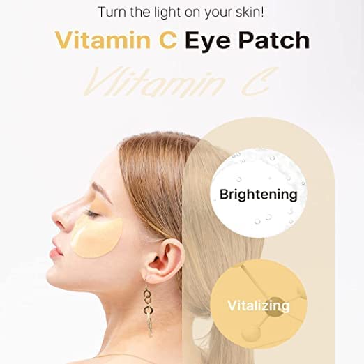 KSECRET Extra Illuminating Eye Gel Patches, 102g/3.45oz. 60pcs (15 full pairs) with VITAMIN C | Korean Skincare | Under Eye Masks for Pigmentation Revoval, Anti-Wrinkles, and Dark Circles…-Velvo Beauty