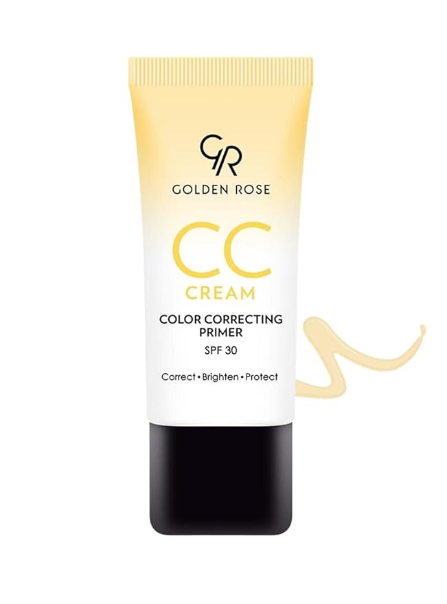 Golden Rose Makeup CC Cream Color Correcting Primer - (Yellow)-Velvo Beauty