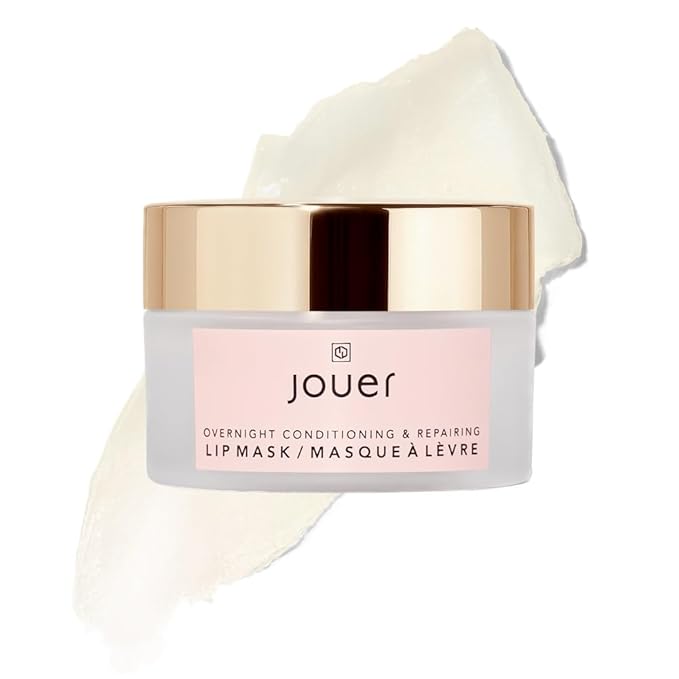 Jouer Conditioning & Repairing Lip Mask – Overnight Lip Mask for Dry Lips - Moisturizing Lip Balm - Maxi Lip for Plumper Lips and Visual Fullness - with Jojoba Oil and Grapeseed Oil for Hydration-Velvo Beauty
