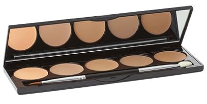Jolie Ultra Blendable 5 Shade Cream Contouring & Highlighting Palette (Extra Light)-Velvo Beauty