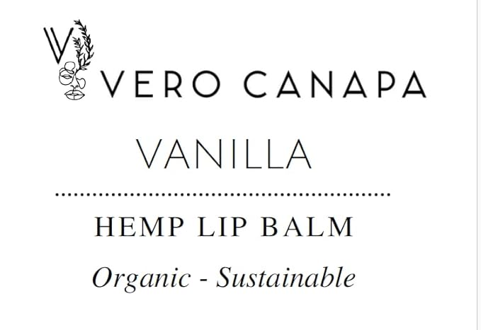 Vanilla Organic Hemp Lip Balm with SPF - 3 Pack | Lip Moisturizer |Sunscreen Lip Balm | SPF Lip Balm | Lip Care | Lip Balm Hydrating | Lip Balm Bulk | Lip Balm SPF | Lip Care Products-Velvo Beauty