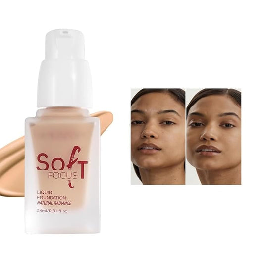 Full Cover Soft Focus Liquid Concealer, 24H Longwearing Waterproof Smooth Matte Flawless Finish Concealer Foundation Corrector for Eye Dark Circles Spots Face Concealer Matte Makeup Base,06-Velvo Beauty