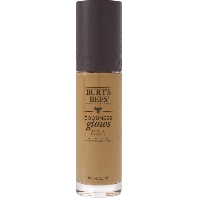 Burt's Bees Goodness Glows Liquid Makeup, Pecan - 1.0 Ounce-Velvo Beauty