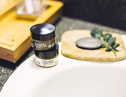 Eco Lips LIP SUGAR SCRUB - Flavor Vanilla Bean - 2 Pack - 100% Organic Lip Care Treatment with Organic Sugar and Coconut Oil - Gently Exfoliate and Polish Dry, Flaky Lips, 100% Edible - 0.5oz jars-Velvo Beauty