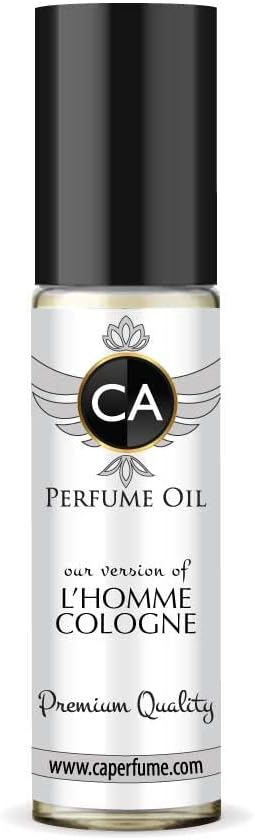 CA Perfume Impression of L’homme Cologne For Men Fragrance Body Oil Roll-On 0.3 Fl Oz/10ml-Velvo Beauty