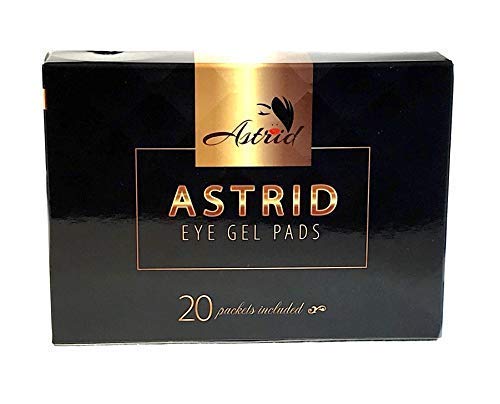 Astrid Eye Gel Pads – Premium Lint Free Under Eye Pads Perfect for Eyelash Treatments Including Eyelash Extensions - 20 Pairs - Astrid Eye Gel Pads-Velvo Beauty