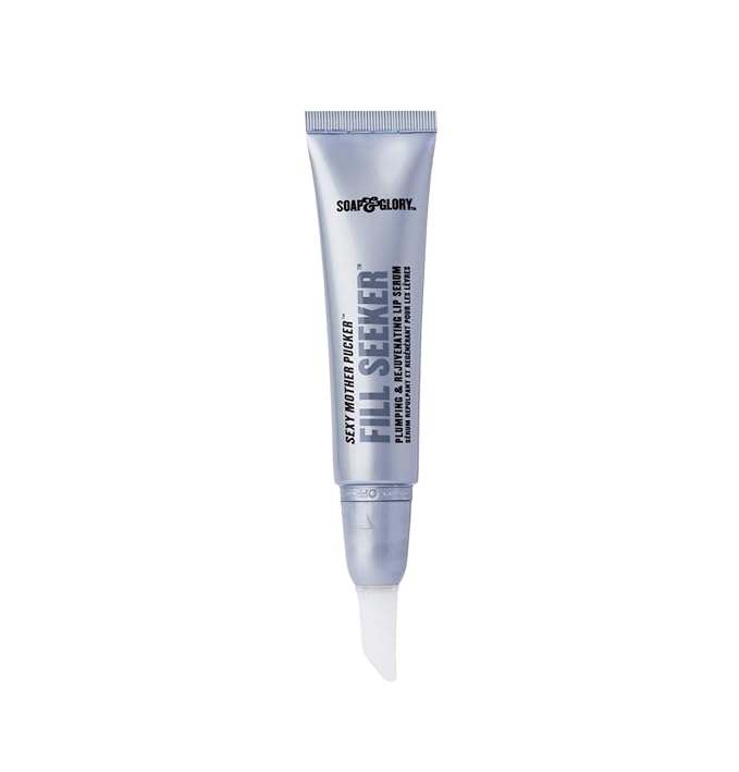 Soap & Glory Sexy Mother Pucker Fill Seeker Lip Plumper Gloss - Plumping Lip Gloss for Smooth & Moisturized Lips - Rejuvenating Lip Serum with Long-Lasting Hydration (0.5 fl oz)-Velvo Beauty