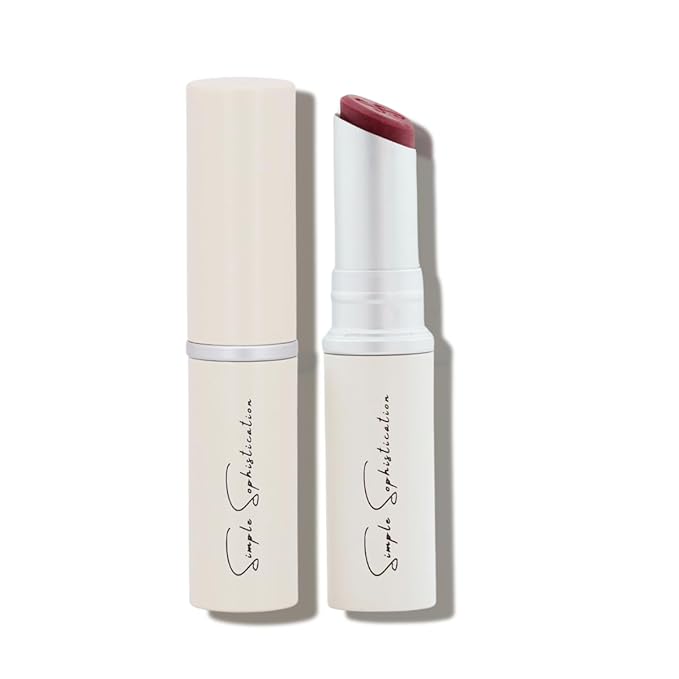 Natural Lip Balm - 100% Grass-fed Beef Tallow, Argan Oil, CoQ10, Astaxanthin, Hyaluronic Acid - Moisturizing, Organic - Made in USA (Cool Rose)-Velvo Beauty