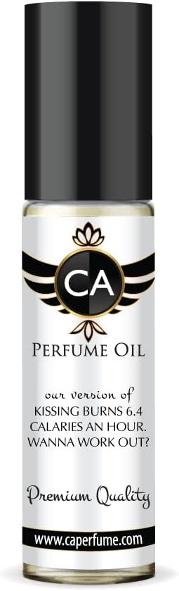CA Perfume Club Impression of By Kln Kissing Burns 6.4 Calories An Hour.Wanna Work Out? For Women & Men Replica Fragrance Body Oil Dupes Alcohol-Free Essential Aromatherapy Roll-On 0.3 Fl Oz/10ml-Velvo Beauty