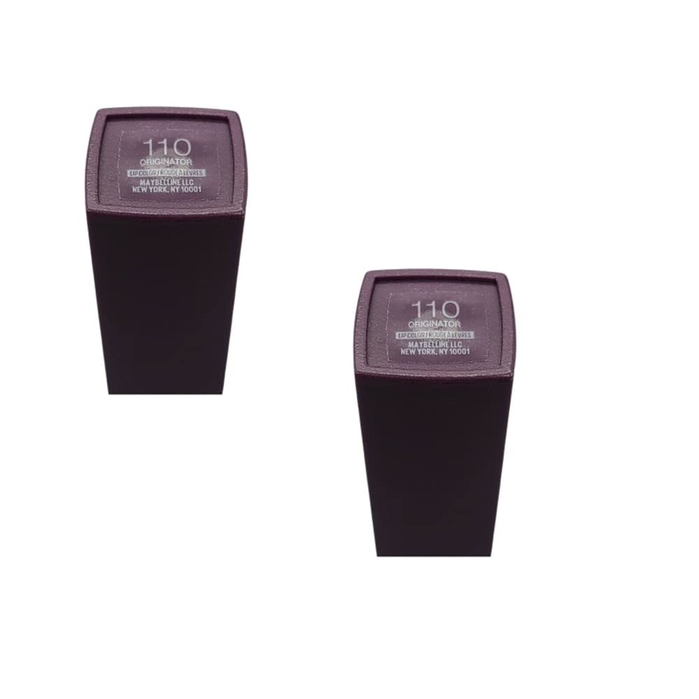 Pack of 2 Maybelline New York SuperStay Matte Ink Liquid Lipstick, Originator # 1102-Velvo Beauty