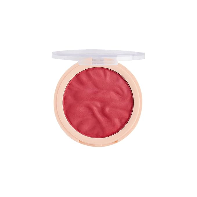 Revolution Beauty, Blusher Reloaded, Pressed Powder Face Blusher, Highly Pigmented & Long Lasting Formula, Rose Kiss, 0.26 Oz.-Velvo Beauty