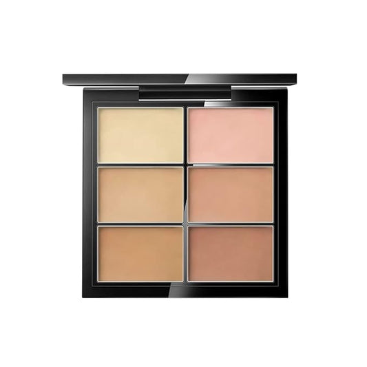 Concealer Palette 6 Shades Makeup Contour Palette Facial Camouflage Contour Full Coverage Foundation Cream Beauty Make up Concealer Kit (6 colors)-Velvo Beauty