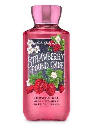 Bath and Body Works - Strawberry Pound Cake - Daily Trio - Shower Gel, Fine Fragrance Mist & Super Smooth Body Lotion- New 2020-Velvo Beauty