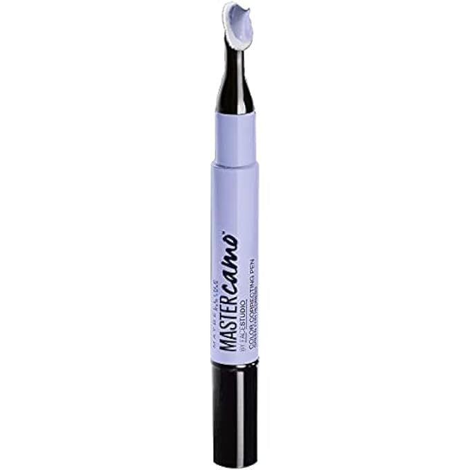 Maybelline New York Master Camouflage Correct Pen 2 g, Blue, Skin Foundation Concealer, Women-Velvo Beauty