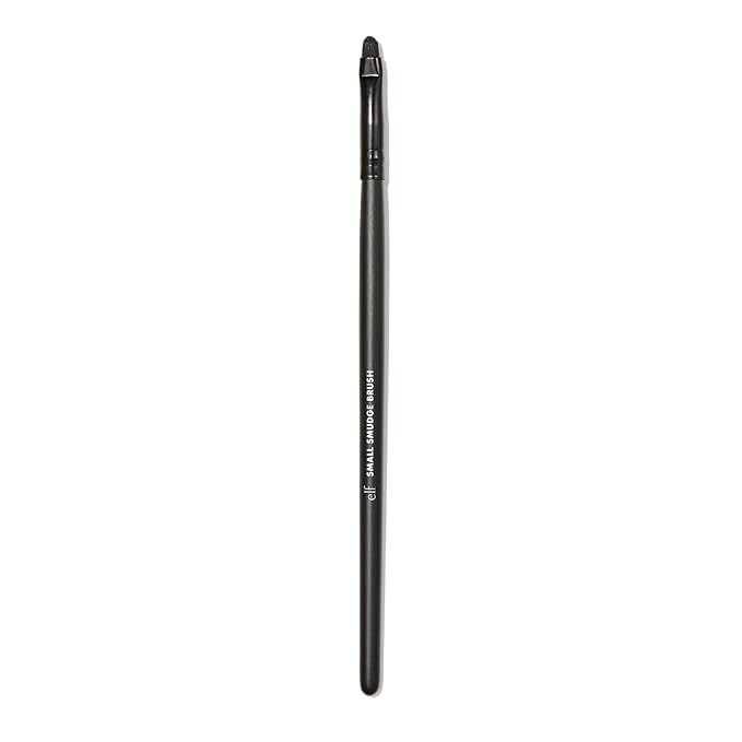 e.l.f. Small Smudge Brush for Precision Eyeshadow and Eyeliner, Synthetic-Velvo Beauty