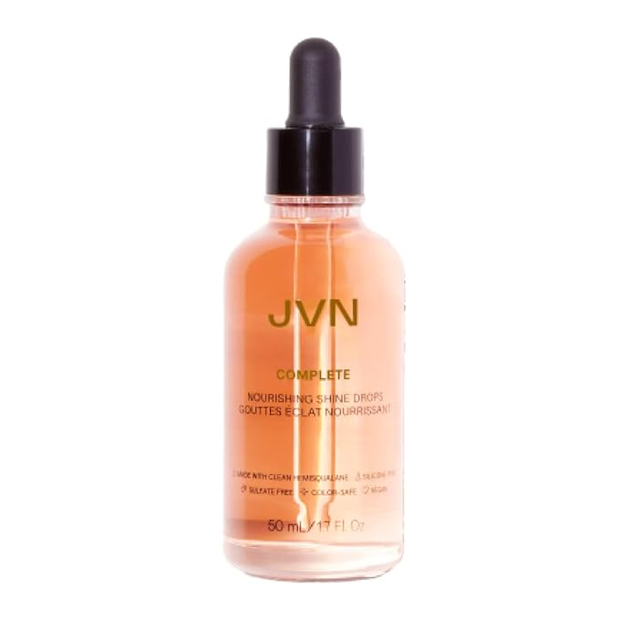 JVN Complete Nourishing Hair Oil Shine Drops 1.7 oz/ 50 mL-Velvo Beauty