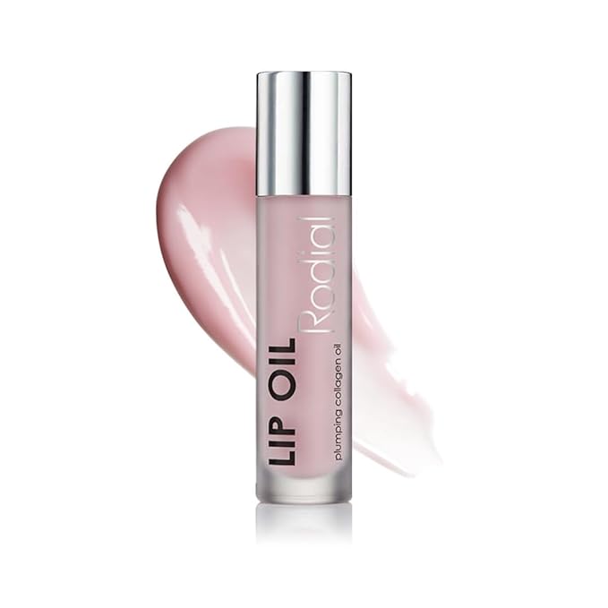 Rodial Plumping Collagen Lip Oil 0.13fl.oz, Vegan Collagen-Infused Lip Oil with Macadamia and Jojoba Oil, Deep Hydration for Fuller-Looking Pout, Ultra-Nourishing Formula for Supple and Silky Lips-Velvo Beauty