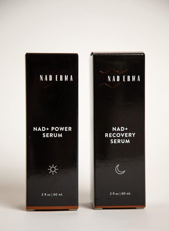 Naderma Serum Set (NAD+ Power Serum and NAD+ Recovery Serum)-Velvo Beauty