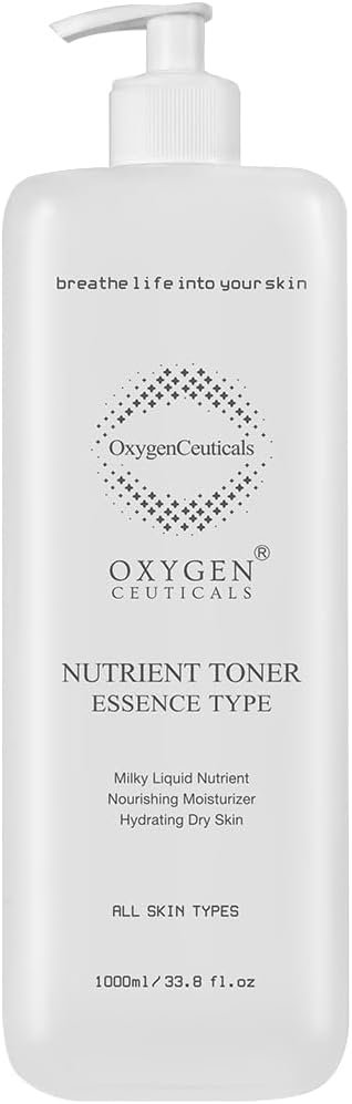 Nutrient Toner – Essence-Type Hydrating Toner for Dry Skin, Deep Moisture & Nourishing Care with Sodium Hyaluronate, Portulaca & Allantoin Extracts. 33.8 fl.oz (1000ml)-Velvo Beauty