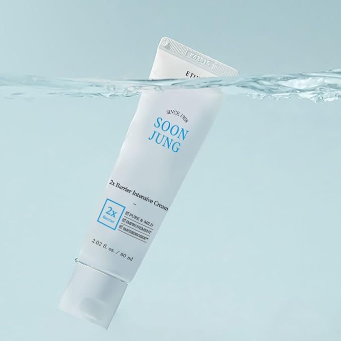 ETUDE SoonJung 2x Barrier Intensive Cream (Original), Hypoallergenic Shea Butter Hydrating Facial Cream for Sensitive Skin, Water-oil Balance & Panthenol, Korean Skin Care (2.02 Fl Oz)-Velvo Beauty