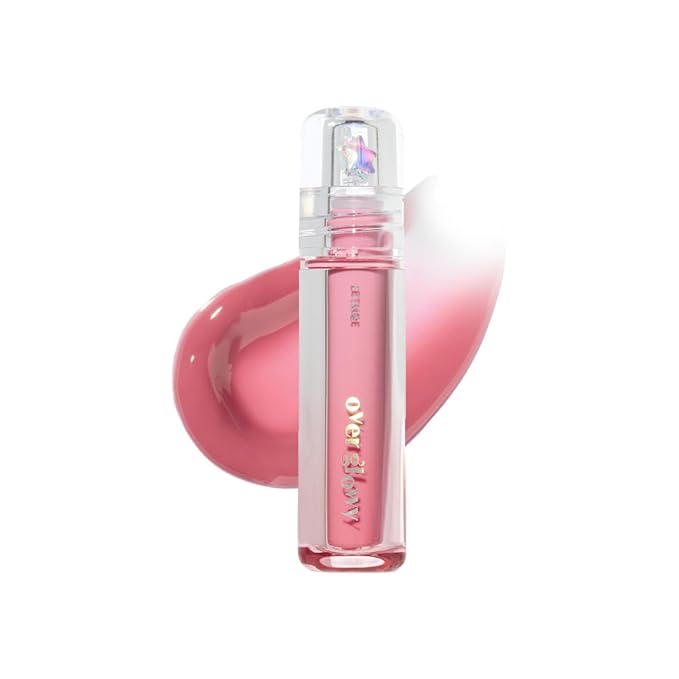 ETUDE Over Glowy Lip Gloss #4 Pink Marshmallow | Non-Sticky Vegan Lip Tint | Moisturized & Long-lasting Lip Gloss | Daily Tint for Dry Lips, Korean Makeup, K-beauty, Perfect for Gift-Velvo Beauty