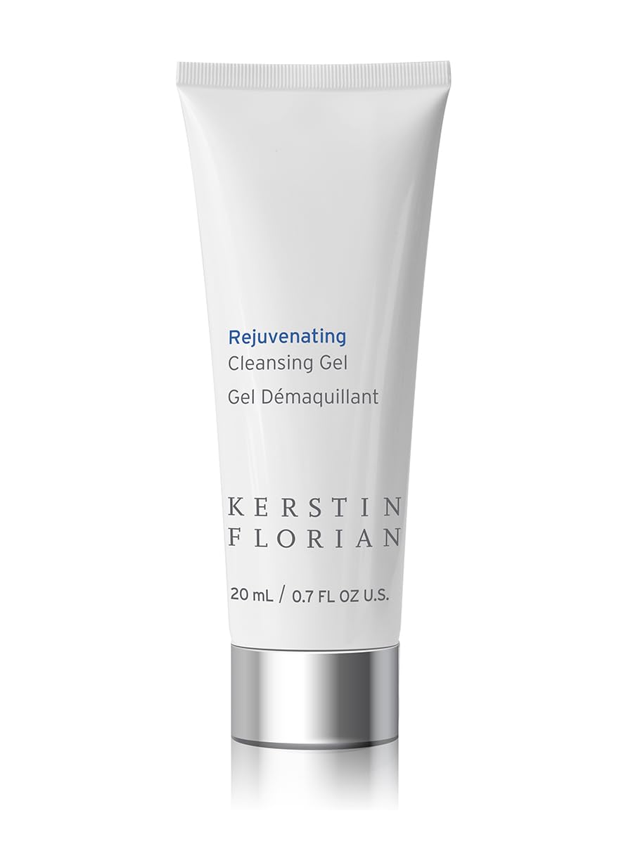 Kerstin Florian Rejuvenating Cleansing Gel | Travel Size | Gentle Face Wash Cleanser and Makeup Remover for Women | Gentle Formula Removes Dirt & Oils to Clarify and Brighten Skin, .7 fl oz-Velvo Beauty