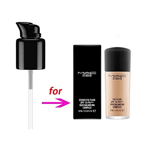 2pcs Replacement Pump for Bottle Compatible with Both Mac and Double Wear(Black)-Velvo Beauty