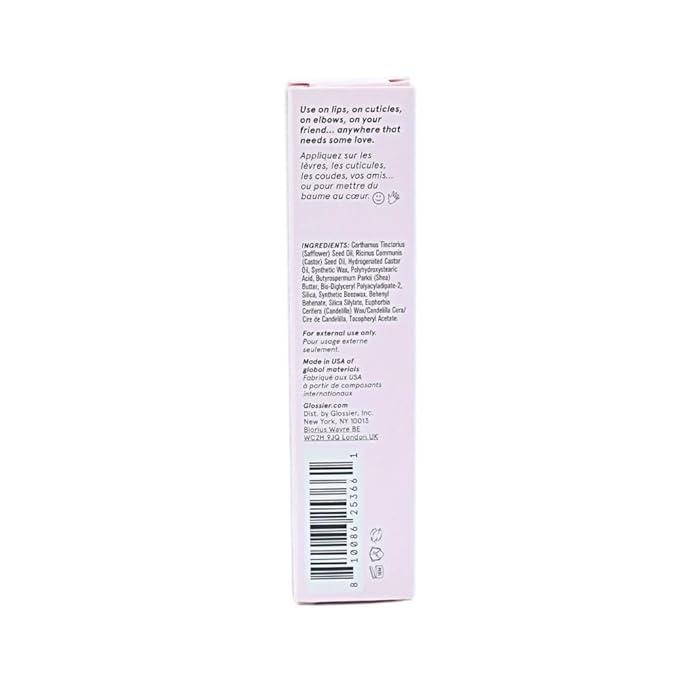 Glossier Balm Dotcom Lip Balm and Skin Salve - Original - Clear-Velvo Beauty
