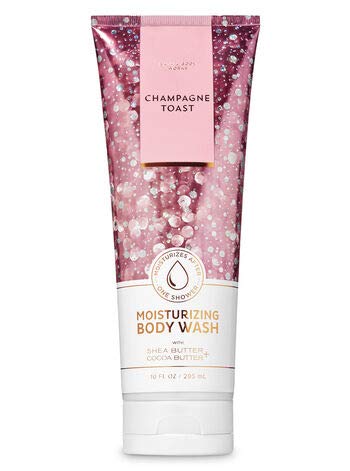 Bath and Body Works - Champagne Toast - 3 pc. Gift Set - Moisturizing Body Wash, Fine Fragrance Mist and Ultra Shea Body Cream - (2019 Edition)-Velvo Beauty