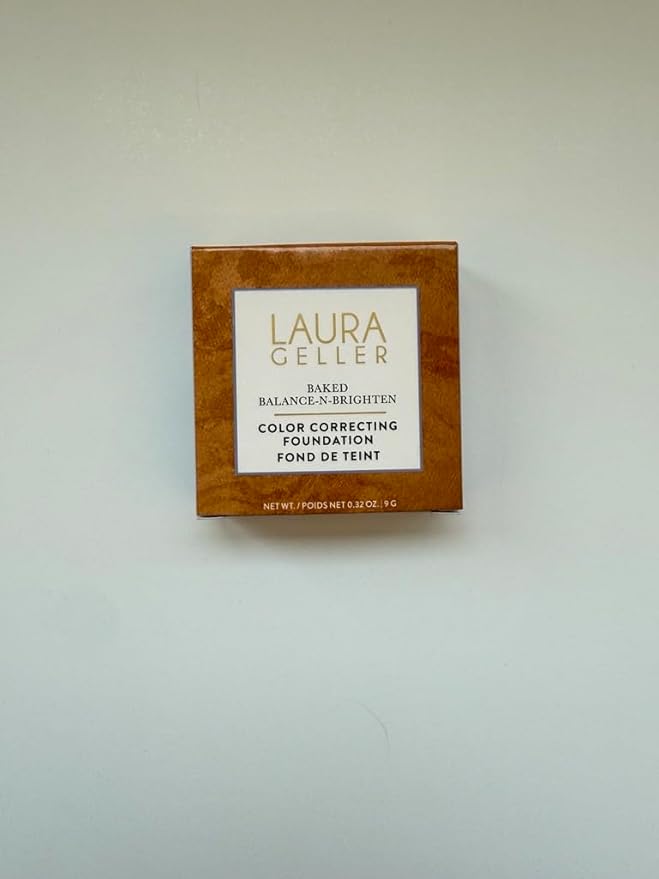 LAURA GELLER NEW YORK Baked Double Take Powder Foundation - Tan - Buildable Medium to Full Coverage - Matte Finish-Velvo Beauty