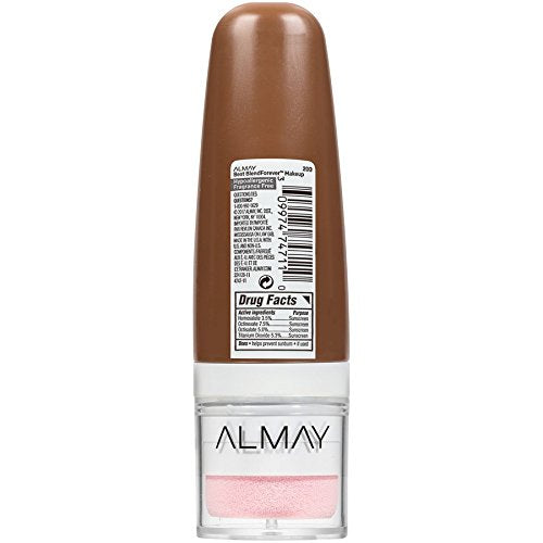 Almay Best Blend Forever Foundation, Cappuccino, 1 fl. oz., SPF 40 Broad Spectrum-Velvo Beauty