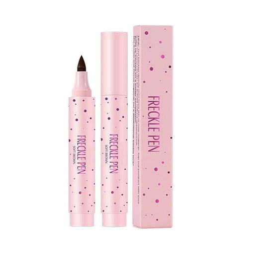 Freckle Pen Faux Freckle Pen Colour Pop Freckle Pen Supernaturally Realistic Freckles Makeup Brush Fantastic Freckles Pen Long-lasting Waterproof Soft-point Absorbent Pen For a Natural and Easy Makeup Look (Double)-Velvo Beauty
