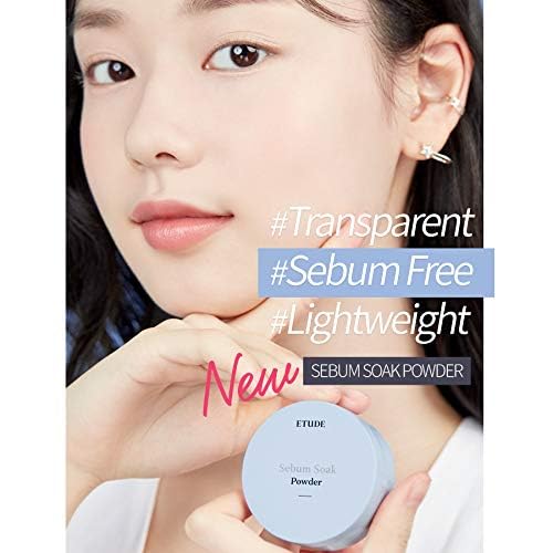ETUDE Sebum Soak Powder 5g (23AD) | Makeup Powder for Oily Face with Sebum Control, Soft Skin Effect and Matte Finish | Flawless Long-Lasting Make up | Kbeauty-Velvo Beauty