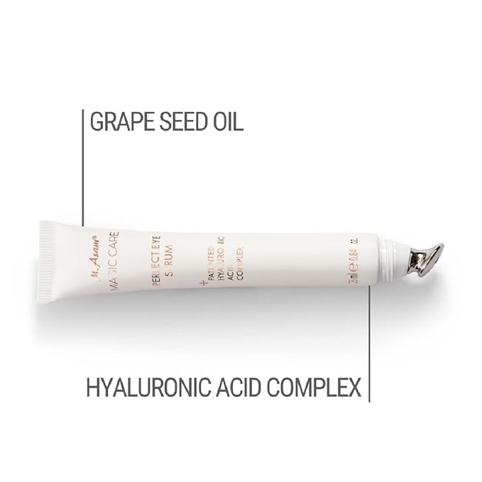 M. Asam MAGIC CARE Perfect Eye Serum - eye serum with 360° tightening effect, effectively fights puffiness & dark circles, tightens the eyelid, eye care with hyaluronic acid complex, 0.84 Fl Oz-Velvo Beauty