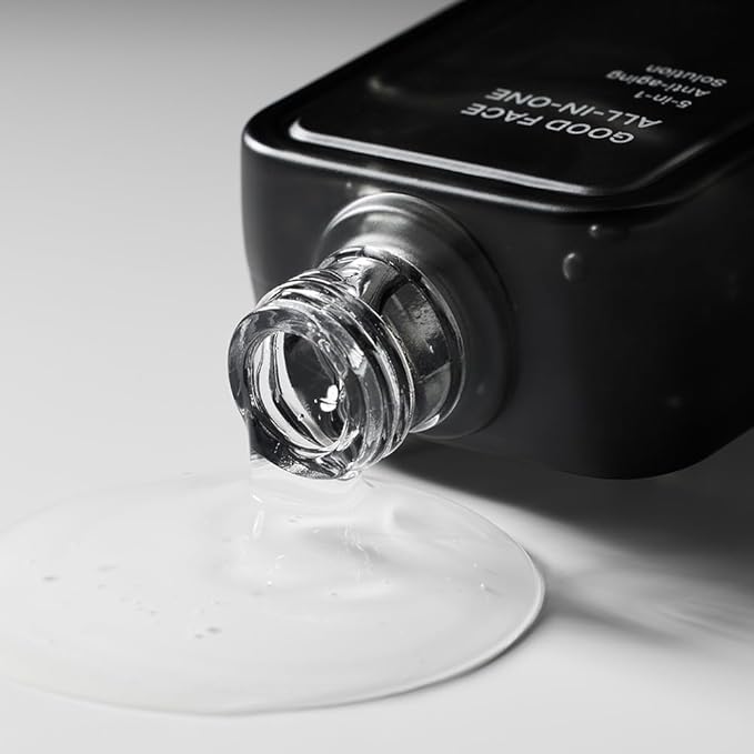 Monsieur J Men's Skin care GOOD FACE All-in-one Set 1+1 140mlx2ea 5 In 1 (Toner+Lotion+Essence+Fluid+Cream),Facial Skincare,Face Moisturizer Lotion,Facial lotion for dry skin,All In One Treatment-Velvo Beauty