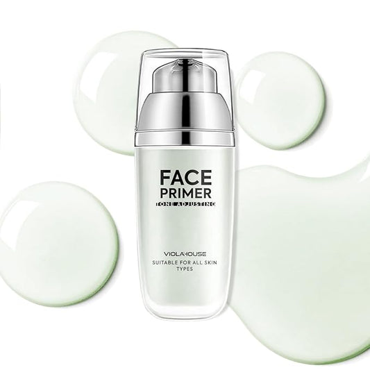 VIOLA HOUSE Face Primer, Tone Adjust Primer For Face Before Makeup-Refined, Bright And Smooth The Skin And Fills Fine Lines (Mint Green)-Velvo Beauty