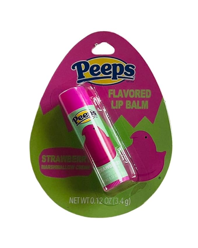 Peeps Lip Balm Set of 4 Scented Marshmallow Cream Flavors-Velvo Beauty