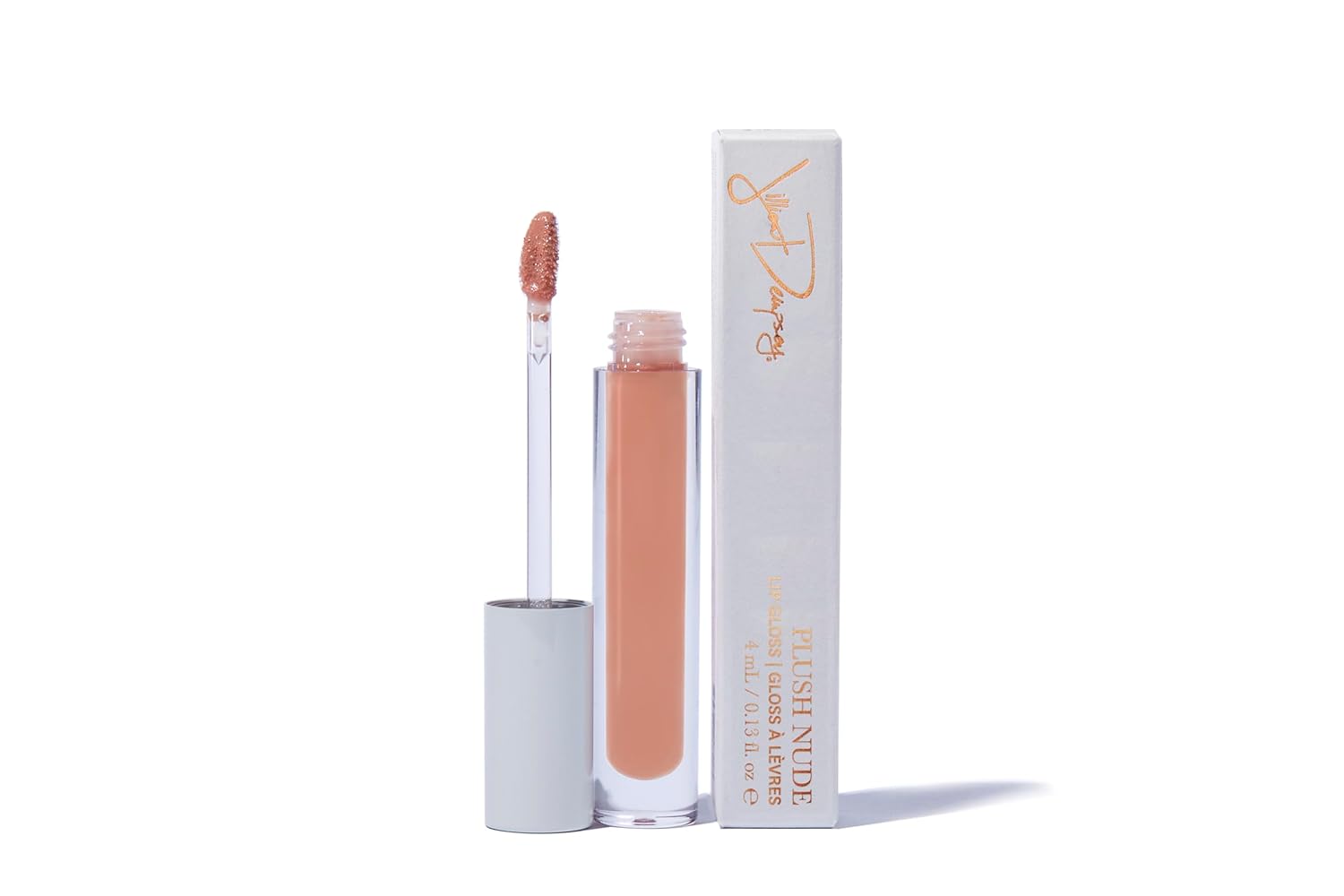 Jillian Dempsey Lip Gloss: Enhance, Hydraten & Smooth Lips with Firming & Plumping Benefits, Vegan, 12ml | Plush Nude-Velvo Beauty