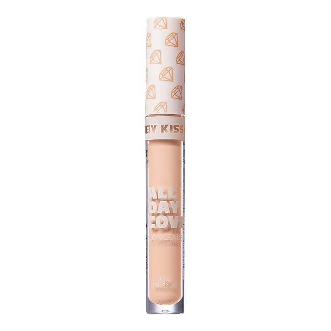 Ruby Kisses All Day Concealer Lightweight Full Coverage Multi-Use Concealer 0.13 Fl Oz (Fair Ivory)-Velvo Beauty
