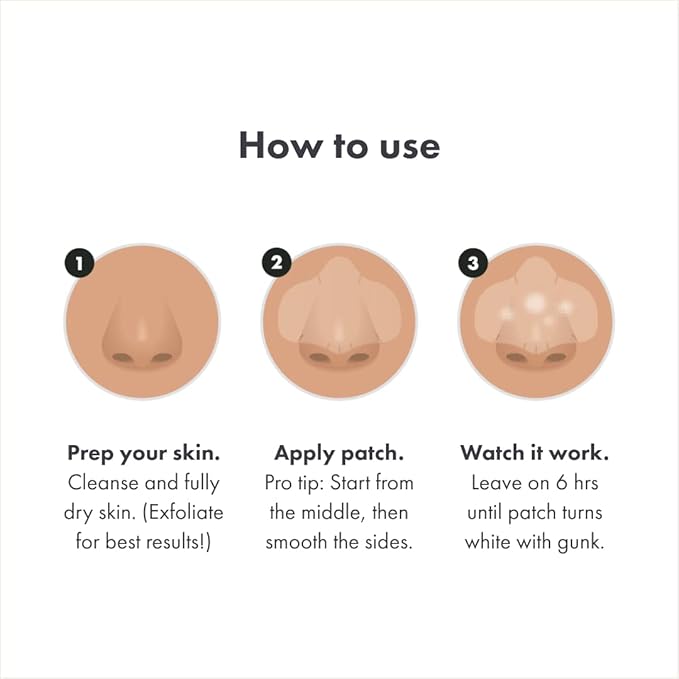 Mighty Patches for nose pores from Hero Cosmetics - XL Hydrocolloid Pimples, Zits and Oil - Dermatologist-Approved Overnight pore Strips to Absorb Acne nose Gunk (10 Count)-Velvo Beauty