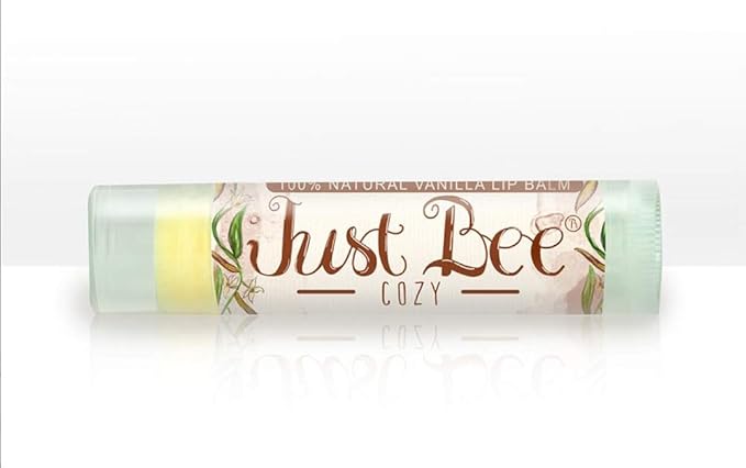 Lappy Lips and Just Bee Organic 100% Natural Lip Balm for Adults and Kids (Family Pack) Organic Essential Oil - for Dry Chapped Lips to Restore and Heal-Velvo Beauty