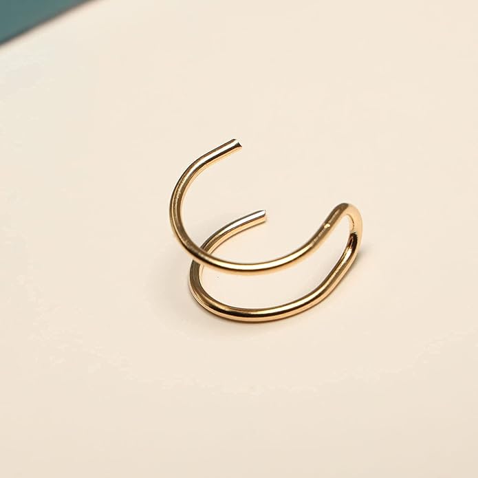 Cute Non-pierced Earrings Ear Cuff Ear Clip Minimalist Unilateral Earrings Cartilage Unique Ear Crawler Ear Climber Fashion Gold Ear Jewelry for Women-Velvo Beauty