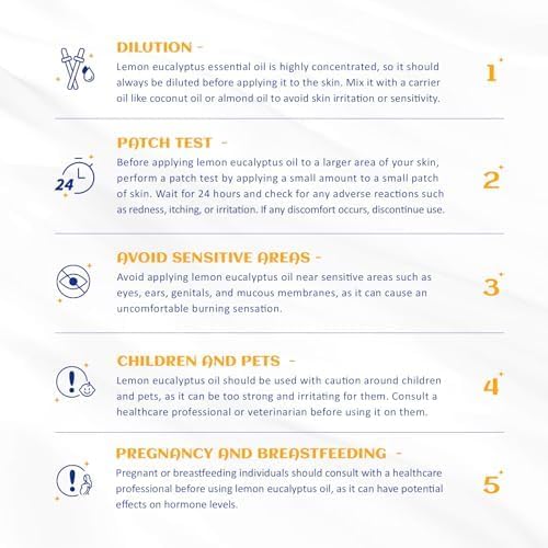 HIQILI Lemon Eucalyptus Oil, for Spary, Diffuser, Indoors, Outdoors, Garden, Yard, 100% Pure Natural - 1.01 Fl Oz-Velvo Beauty