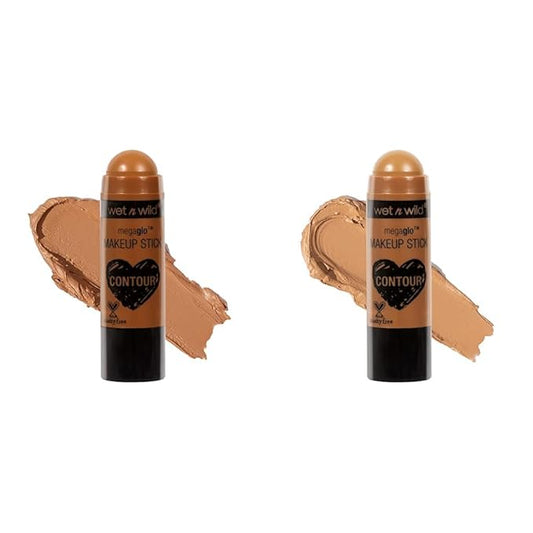 wet n wild MegaGlo Makeup Stick Bundle - Call Me Maple, 1.1 Ounce Brown Oak's On You (Pack of 1), 804a-Velvo Beauty