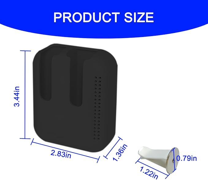 Lip Balm Chapstick Holder for Car Air Vent, Upright Washable Lip Balm Protector for Women Girls, Auto Interior Space Saving Accessories, Universal for Vehicle, Truck and More（Black）-Velvo Beauty