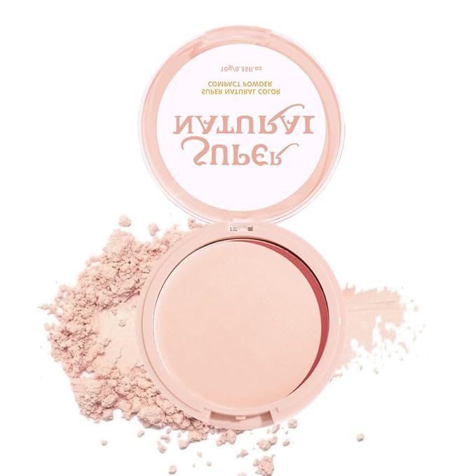 Oil Control Face Pressed Powder, Matte powder setting powder, long-lasting and waterproof loose powder, Flawless Lightweight Face Cosmetics, Cruelty-free, (02, 1 Pcs)-Velvo Beauty