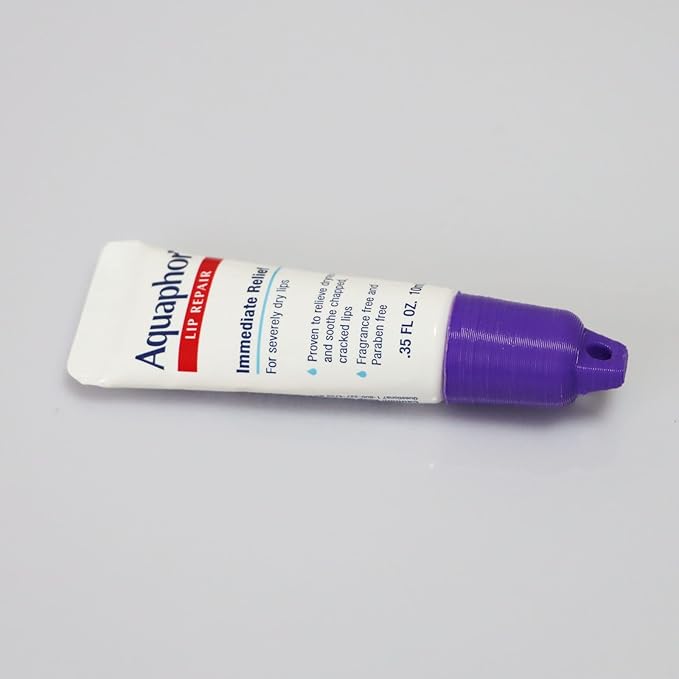 PIAOLGYI Cover for Aquaphor Lip Repair,Compatible with Aquaphor Lip Balm 0.35 FL OZ,Purple(ONLY Cover)-Velvo Beauty